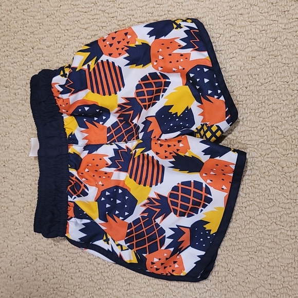 Cat & Jack toddler swim trunks, pineapples, 18 months - Picture 2 of 8